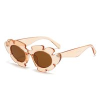 Cute Flower Ac Special-shaped Mirror Full Frame Women's Sunglasses main image 2