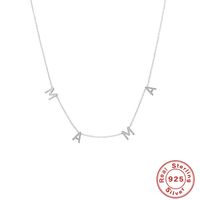 Sterling Silber Elegant Brief Überzug Halskette main image 3