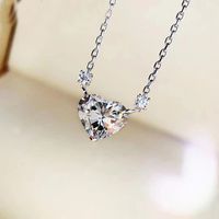 1 Set Fashion Heart Shape Copper Inlay Zircon Jewelry Set main image 5