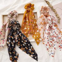 Simple Style Flower Cloth Printing Hair Tie 1 Piece main image 6