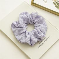 Sweet Solid Color Cloth Pleated Hair Tie sku image 6