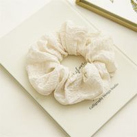 Sweet Solid Color Cloth Pleated Hair Tie sku image 5