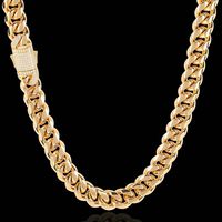 1 Piece Hip-hop Solid Color Stainless Steel Plating Necklace sku image 14