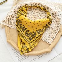 Fashion Flower Cloth Printing Kerchief 1 Piece sku image 3