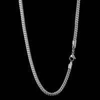 1 Piece Hip-hop Solid Color Stainless Steel Plating Necklace sku image 6