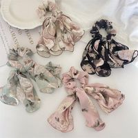 Sweet Flower Bow Knot Cloth Ribbon Hair Tie 1 Piece main image 5