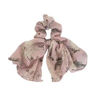 Sweet Flower Bow Knot Cloth Ribbon Hair Tie 1 Piece main image 4