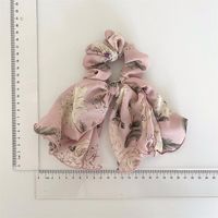 Sweet Flower Bow Knot Cloth Ribbon Hair Tie 1 Piece main image 3