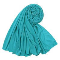 Women's Simple Style Solid Color Mercerized Cotton Winter Scarves sku image 2