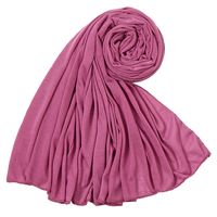 Women's Simple Style Solid Color Mercerized Cotton Winter Scarves sku image 7