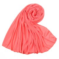 Women's Simple Style Solid Color Mercerized Cotton Winter Scarves sku image 8