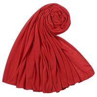 Women's Simple Style Solid Color Mercerized Cotton Winter Scarves sku image 15