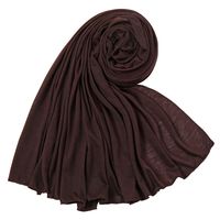 Women's Simple Style Solid Color Mercerized Cotton Winter Scarves sku image 6