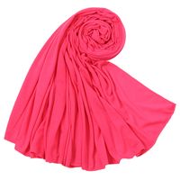 Women's Simple Style Solid Color Mercerized Cotton Winter Scarves sku image 3