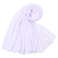 Women's Simple Style Solid Color Mercerized Cotton Winter Scarves sku image 16