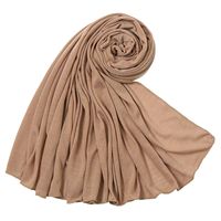 Women's Simple Style Solid Color Mercerized Cotton Winter Scarves sku image 13