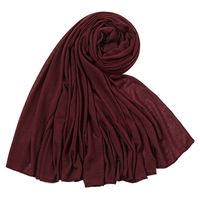 Women's Simple Style Solid Color Mercerized Cotton Winter Scarves sku image 26