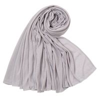 Women's Simple Style Solid Color Mercerized Cotton Winter Scarves sku image 14