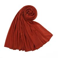 Women's Simple Style Solid Color Mercerized Cotton Winter Scarves sku image 35