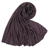 Women's Simple Style Solid Color Mercerized Cotton Winter Scarves sku image 17
