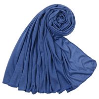 Women's Simple Style Solid Color Mercerized Cotton Winter Scarves sku image 21