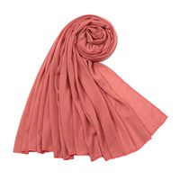 Women's Simple Style Solid Color Mercerized Cotton Winter Scarves sku image 33