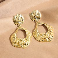 1 Pair Simple Style Flower Alloy Patchwork Inlay Rhinestones Earrings sku image 8