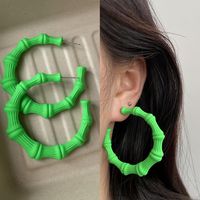1 Pair Simple Style Solid Color Arylic Women's Earrings sku image 20