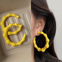 1 Pair Simple Style Solid Color Arylic Women's Earrings sku image 12