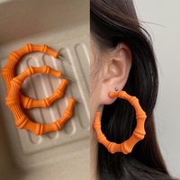 1 Pair Simple Style Solid Color Arylic Women's Earrings sku image 13