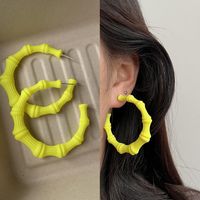 1 Pair Simple Style Solid Color Arylic Women's Earrings sku image 21