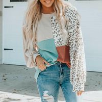 Women's Hoodie Long Sleeve Hoodies & Sweatshirts Printing Fashion Streetwear Leopard main image 1