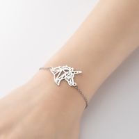 Stainless Steel Cute Plating Animal Bracelets sku image 1