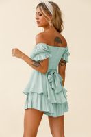Women's Daily Fashion Solid Color Patchwork Rompers main image 3
