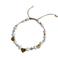 1 Piece Fashion Heart Shape Freshwater Pearl Handmade Bracelets main image 5