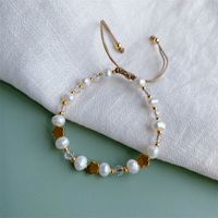 1 Piece Fashion Heart Shape Freshwater Pearl Handmade Bracelets main image 4