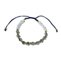 1 Pièce Mode Géométrique Cristal Perle D'eau Douce Le Cuivre Perle Bracelets main image 2