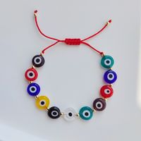 Mode Œil Verre Le Cuivre De Gros Bracelets sku image 1