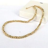 1 Piece Fashion Round Solid Color Copper Beaded Plating Necklace main image 4