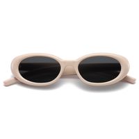 Hip-hop Fashion Streetwear Ac Oval Frame Full Frame Women's Sunglasses sku image 3