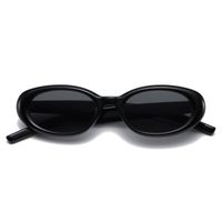 Hip-hop Fashion Streetwear Ac Oval Frame Full Frame Women's Sunglasses sku image 1