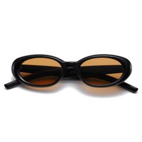 Hip-hop Fashion Streetwear Ac Oval Frame Full Frame Women's Sunglasses sku image 2
