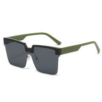 Elegant Basic Ac Square Half Frame Men's Sunglasses sku image 2