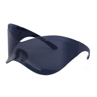 Fashion Pc Special-shaped Mirror Frameless Sports Sunglasses sku image 2