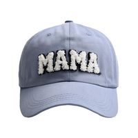 Frau Mode Mama Brief Stickerei Gebogene Traufen Baseball Kappe sku image 4