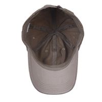 Unisex Retro Solid Color Curved Eaves Baseball Cap main image 4