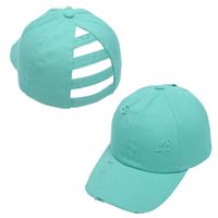 Women's Fashion Solid Color Curved Eaves Baseball Cap sku image 3