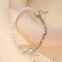 1 Piece Fashion Circle Alloy Pearl Women's Necklace main image 7