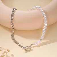 1 Piece Fashion Circle Alloy Pearl Women's Necklace main image 3