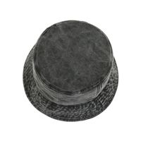 Unisex Casual Solid Color Flat Eaves Bucket Hat main image 3